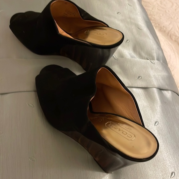 Coach open toed wedge - Picture 1 of 5